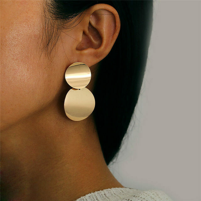 Gold Dangling Earrings