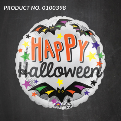 Happy Halloween Stars Foil Balloon Happy Halloween Stars Foil Balloon