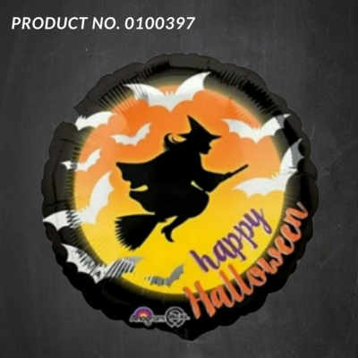 Happy Halloween Witch Foil Balloon Happy Halloween Witch Foil Balloon