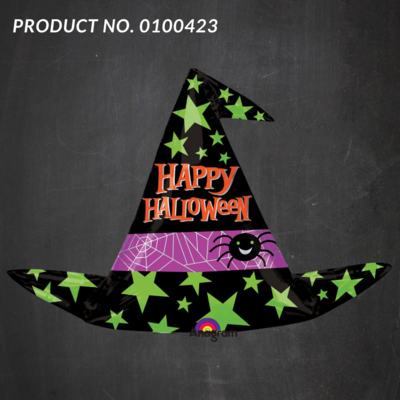 Witch Hat Halloween Theme Foil Balloon Witch Hat Halloween Theme Foil Balloon