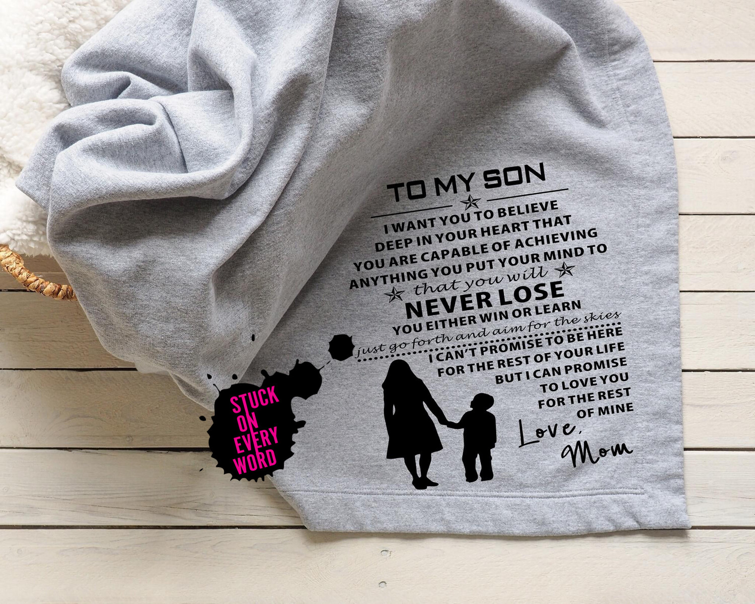 To My Son Love Mom(Pillow)