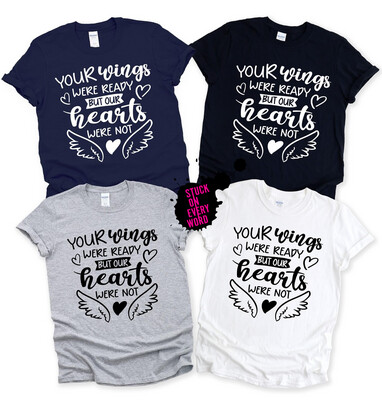 You’re Wings Were Ready (Black) (Pillow)