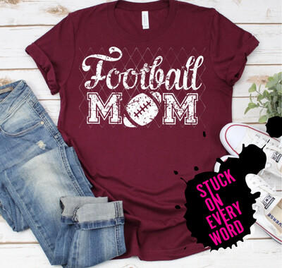 Football Mom (White)