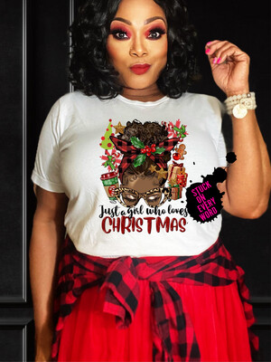 Afro Christmas Girl