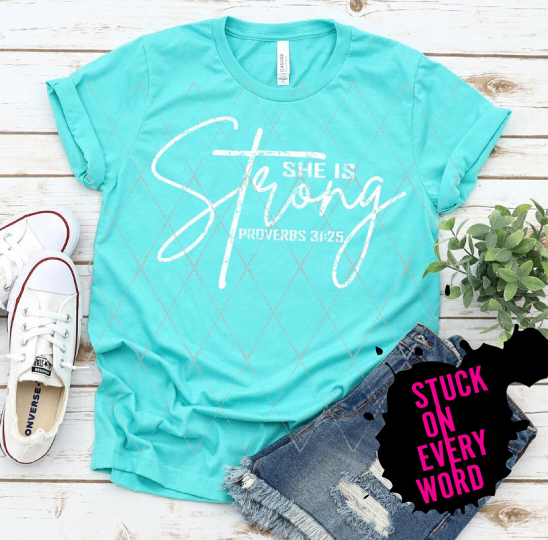 She Is Strong (White)
