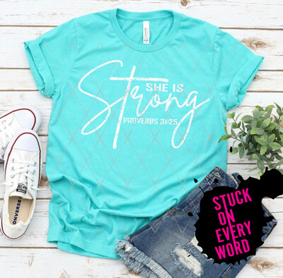 She Is Strong (White)
