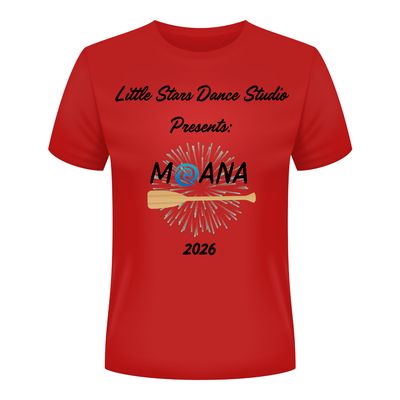 Little Stars Dance Studio Moana 2026 Shirt
