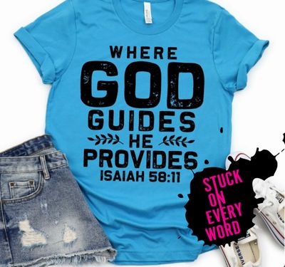 Where God Guides He Provides