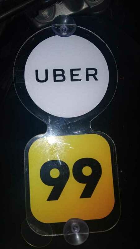 PLACA PARA ADESIVO UBER E 99