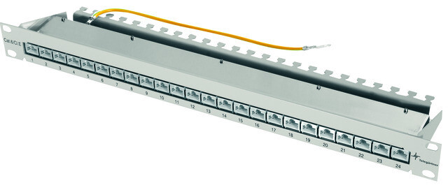 פאנל STP 24 יצוק CAT6A Telegärtner