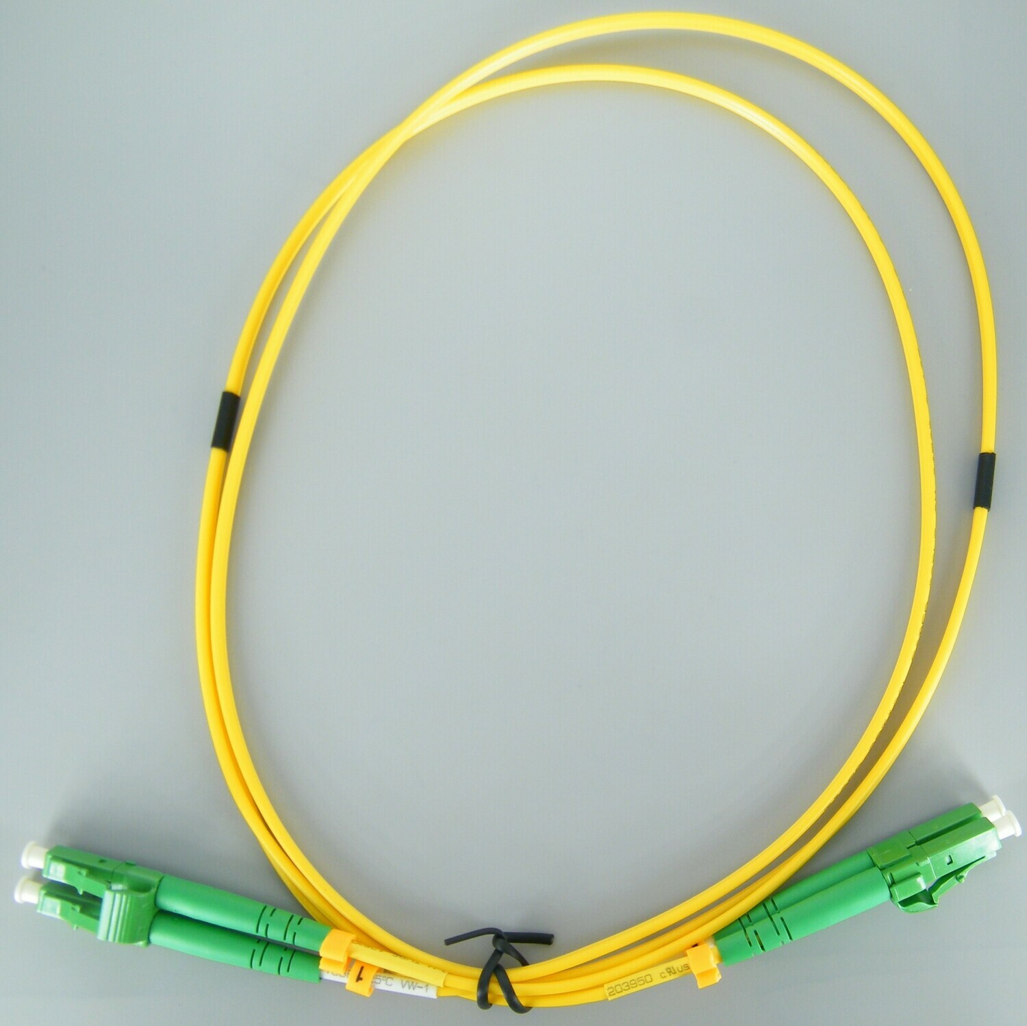 מגשר אופטי כפול SM LC(APC)-LC(APC)
