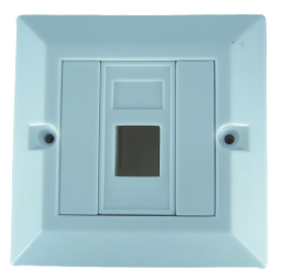 קופסא + מכסה ל-RJ-45 גבוהה יחיד ריק