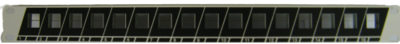 פאנל 19&quot; כפול ל-16 מודול RJ-45