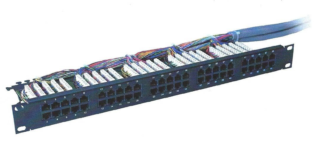 פאנל​ 50 פורטים​ VOICE TIGER 1U