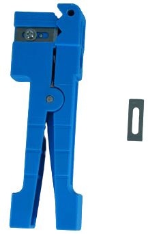 מקלף סיב אופטי &quot;סליטר&quot;/כחול F.O