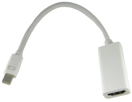 מתאם על כבל קצר MINI DP/M-HDMI/F