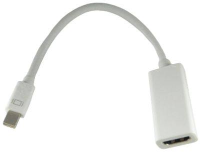 מתאם על כבל קצר MINI DP/M-HDMI/F
