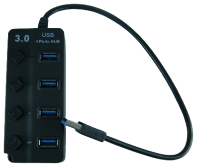 רכזת  1:4 USB 3.0 ללא ספק