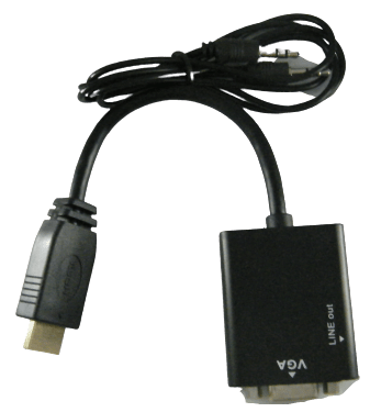 מתאם HDMI זכר ל-VGA נקבה