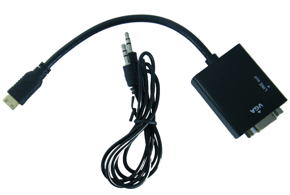 מתאם HDMI MINI ל-VGA