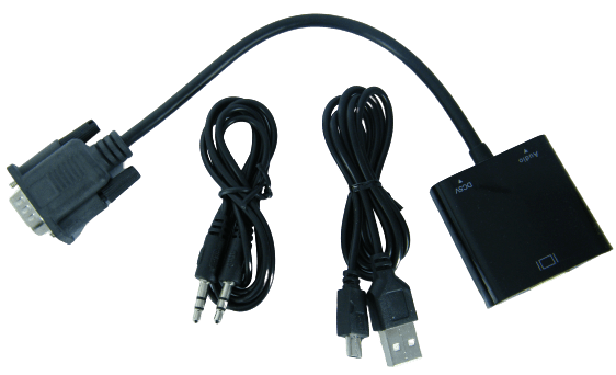 מתאם HDMI נקבה ל-VGA זכר