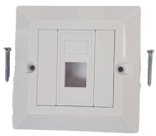מכסה לשקע RJ45 תה&quot;ט יחיד ריק