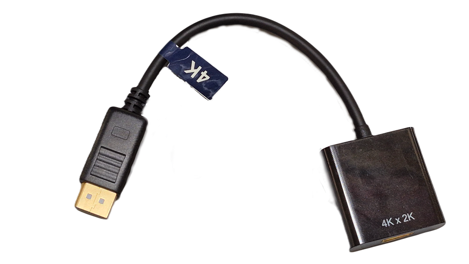 מתאם על כבל קצר DP/M - HDMI2.0/F (תומך 4K)