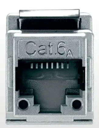 שקע דו צדדי CAT6A Telegärtner