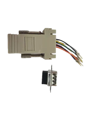 מתאם מRJ-45- לD-9- זכר/נקבה