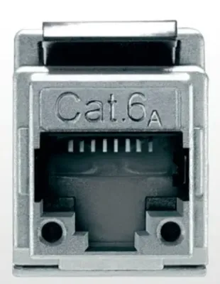 שקע דו צדדי CAT6A Telegärtner