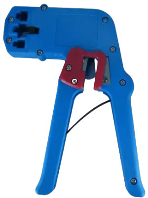 לוחץ משולב RJ-11/RJ-45 "אקדח"