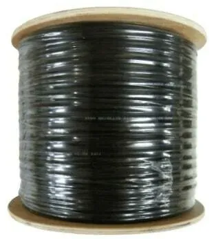 כבל COAX RG-59*2 משולב מתח
