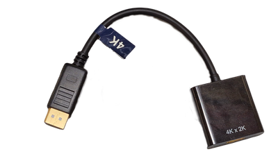 מתאם על כבל קצר DP/M - HDMI2.0/F (תומך 4K)