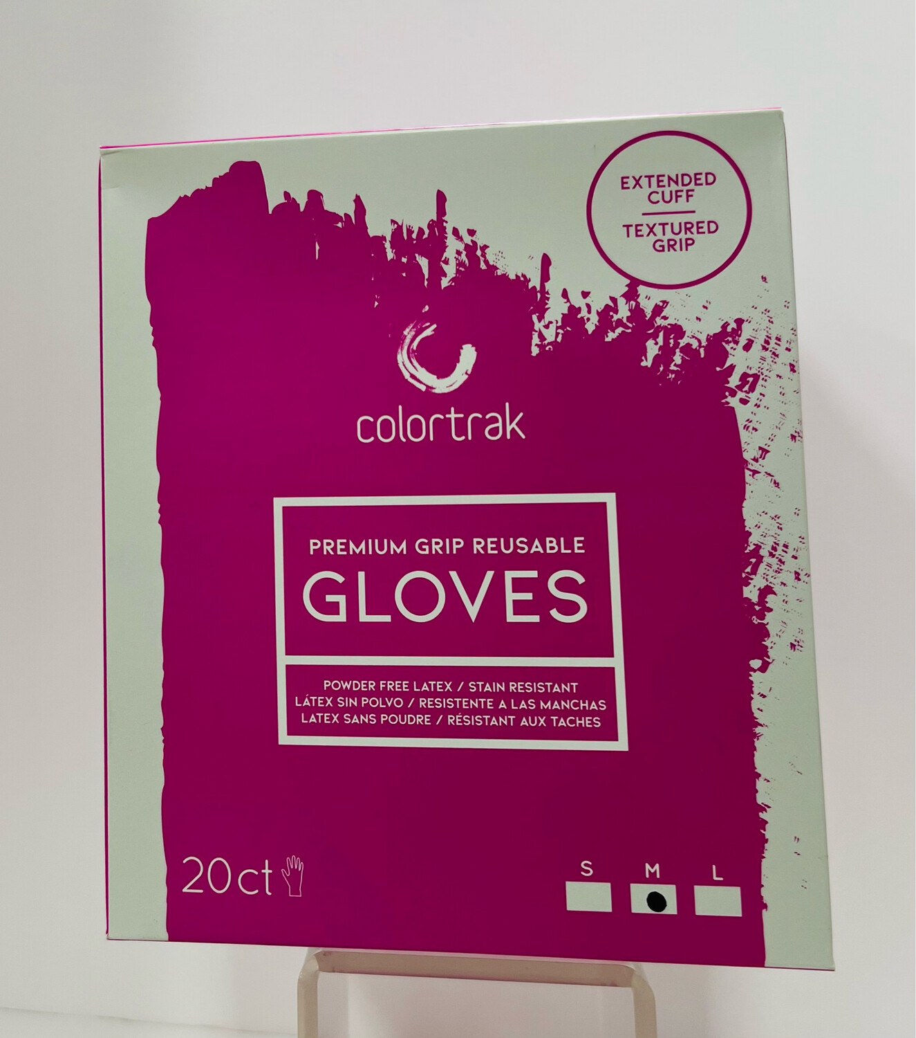 ColorTrak Black Med Disposable Gloves 100ct