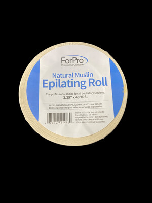 FP Epilating Roll Natural Muslin 3.25"×40yds
