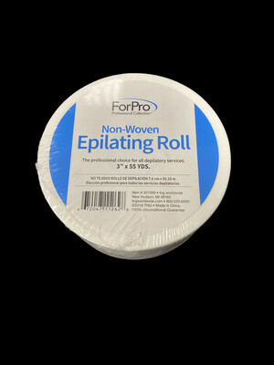 FP Epilating Roll 3"×55yds Non-Woven White