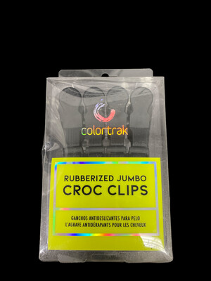 ColorTrak Jumbo Crock Clips 4pk BLK