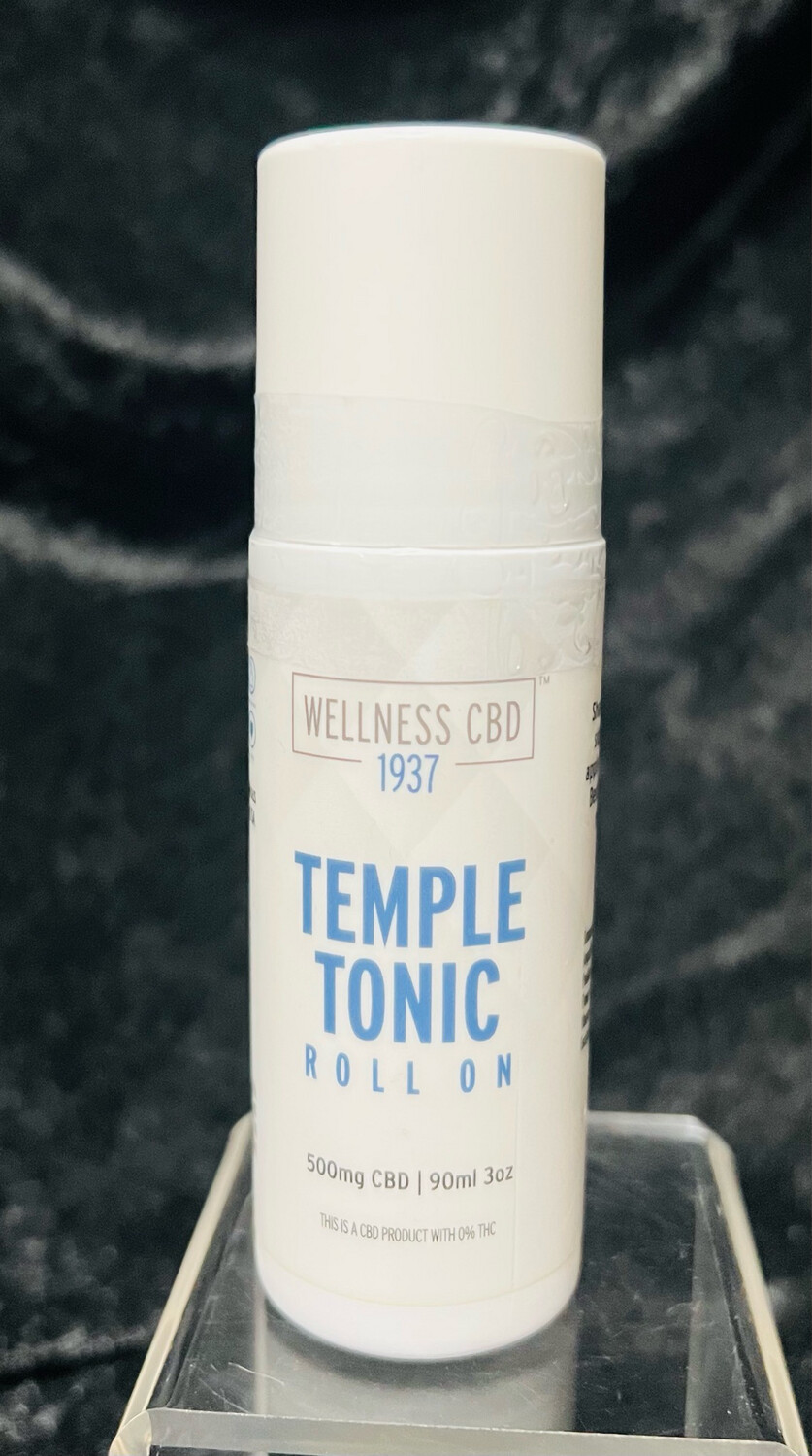 Wellness CBD Temple Tonic Roll On 3oz