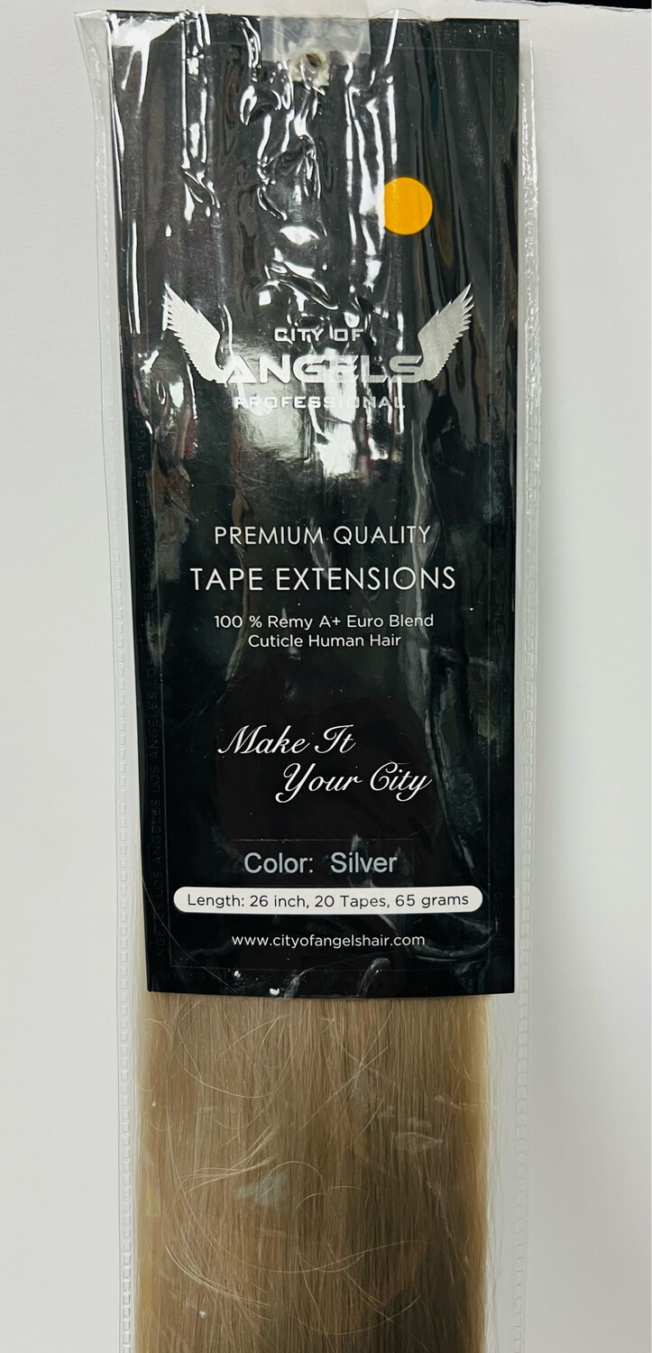 #Silver 26" Tape Extensions