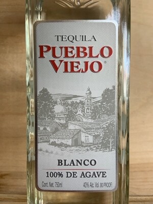 Pueblo Viejo Tequila Blanco 750ml