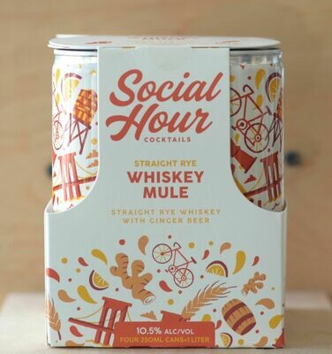 Social Hour Whiskey  Mule 4pk