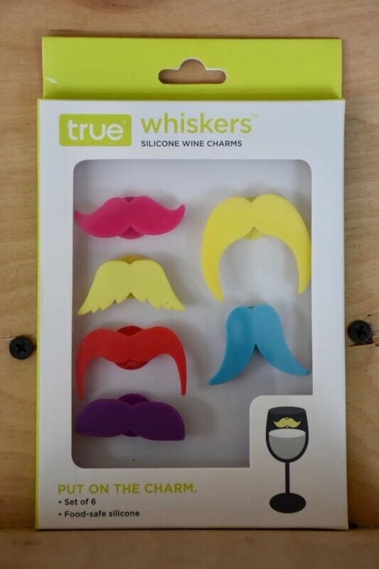 Whiskers Mustache Wine Markers