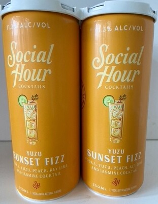 Social Hour Sunset Yuzu Fizz