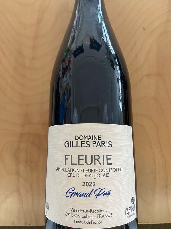 Domaine Christine et Gilles Paris Fleurie Grand Pre