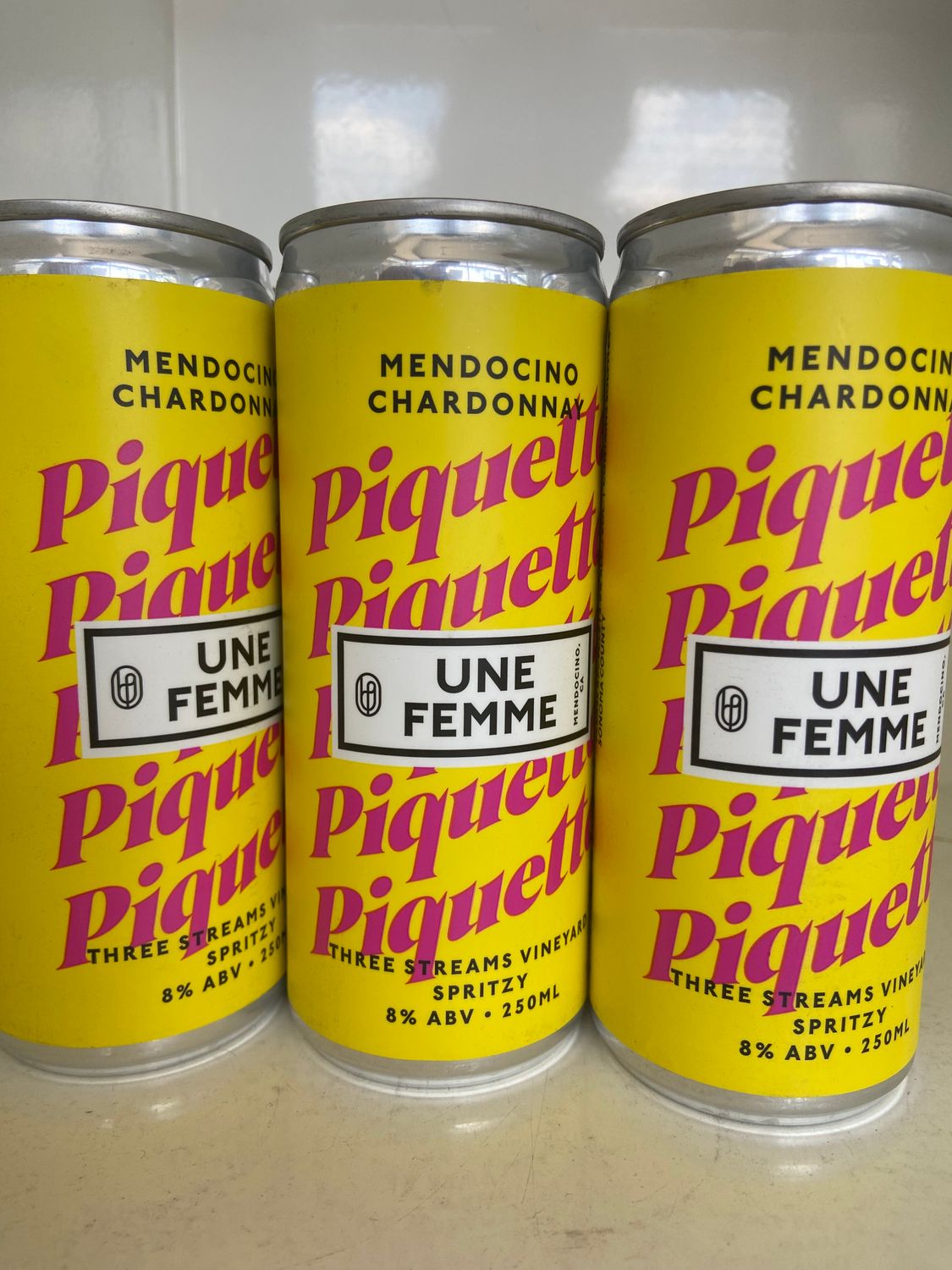 Une Femme Piquette Cans 250ml