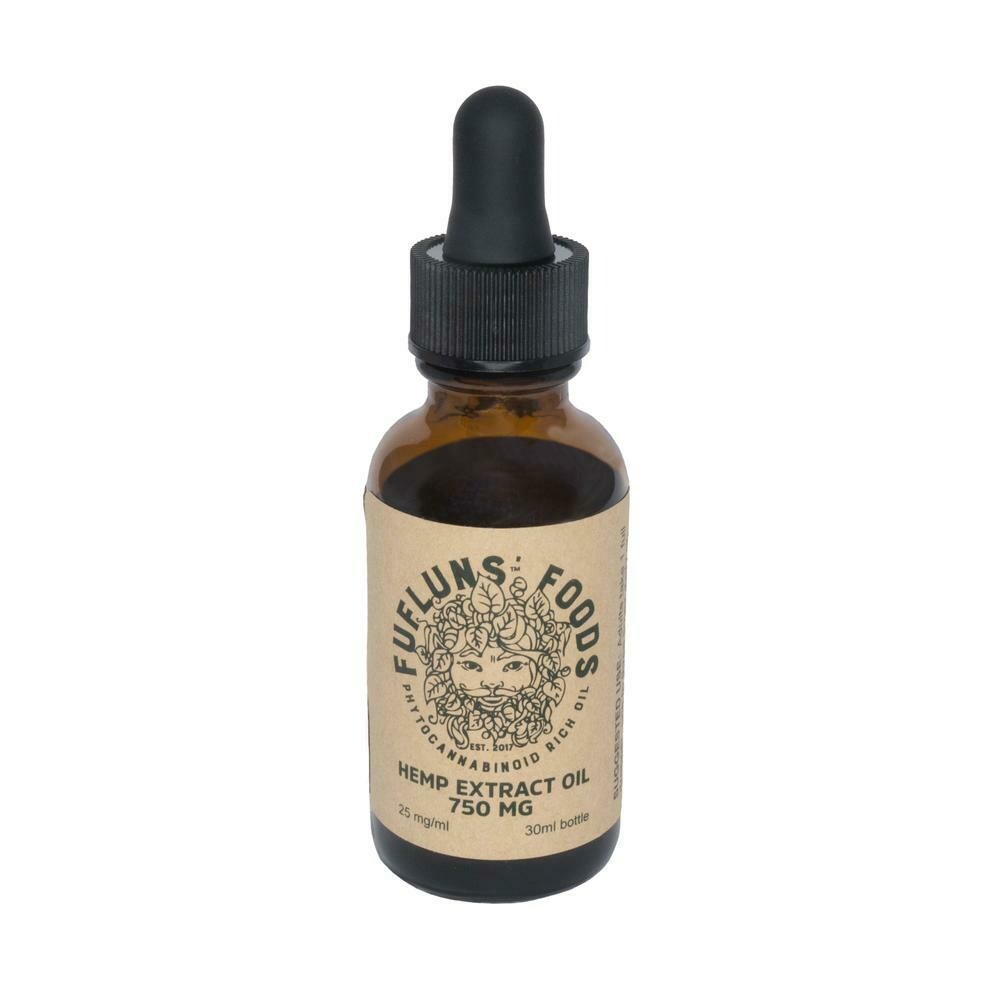 FuFluns Foods 750mg Full Spectrum CBD Oil - 30ml