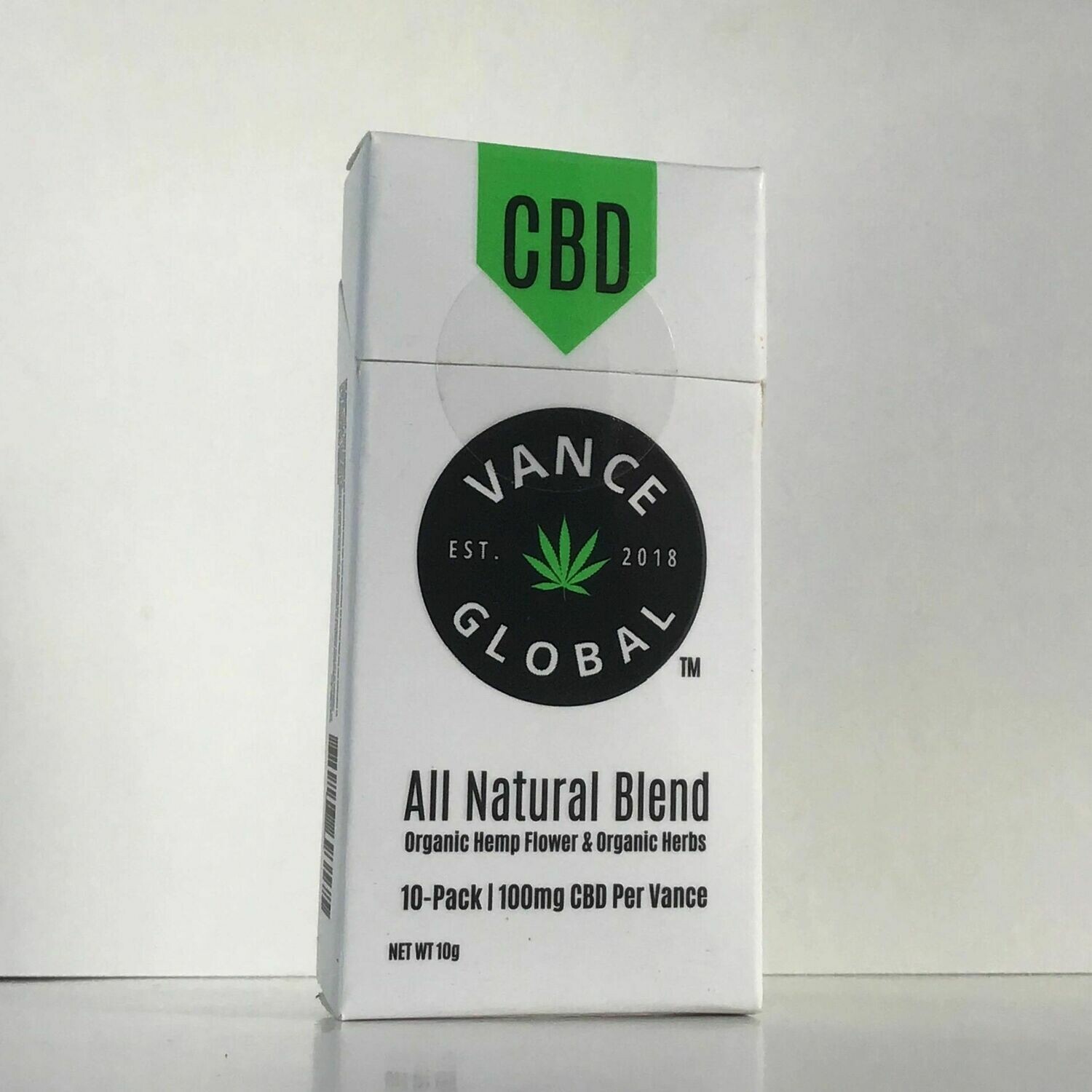 Vance Global All Natural Blend (Hemp + Lavender), 100mg ea - 10 Pack