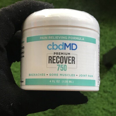 cbdMD 750mg Recover Inflammation Pain Cream Jar - 4 fl oz