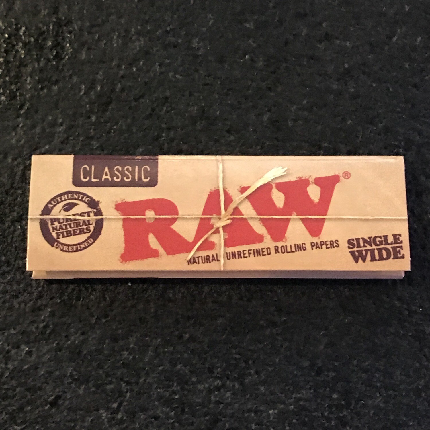 RAW Natural Unrefined Rolling Papers, Single Wide - 50ct. 