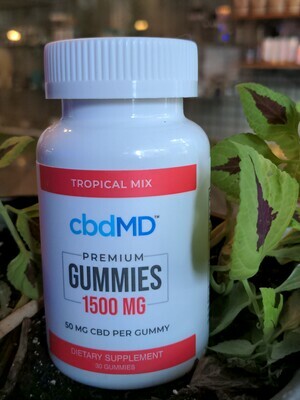 cbdMD 1500mg Gummies (vegan) - 30ct.